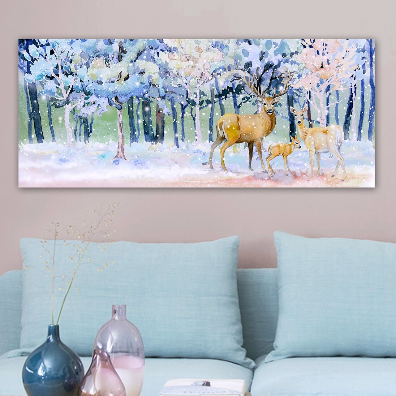 Tablou decorativ YTY1031525472354_50120 Cadru: 100% LEMN (grosime: 3 cm) Multicolor