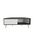 Comoda TV, Zena Home, Mora, Alb/Negru
