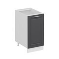 Dulap pentru bucatarie, Hanah Home, Minar, 40x87x58 cm, Alb / Antracit