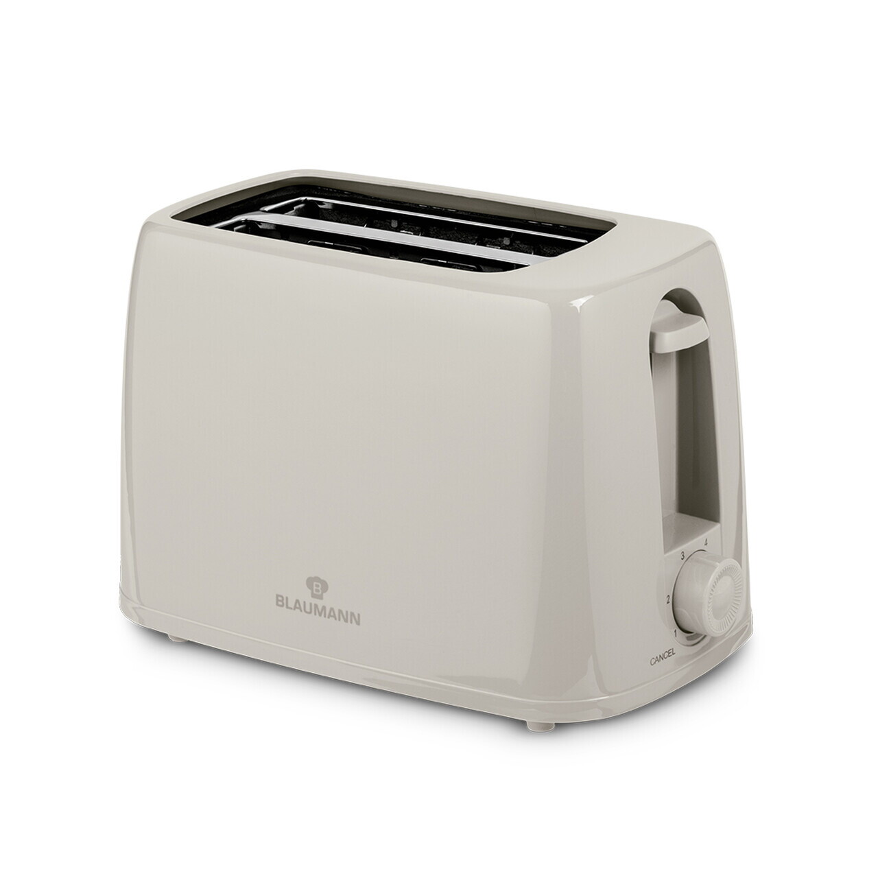 Prajitor de paine Blaumann, Blaumann Cream, 650W, inox, crem/transparent - imagine 7