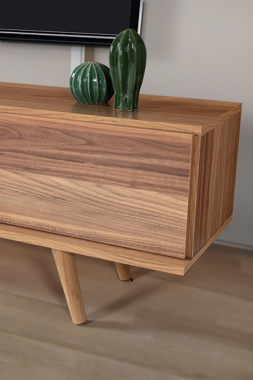 Comoda TV, Hanah Home, Ela 3632, 160x47x35 cm, PAL, Maro — imaginea 5