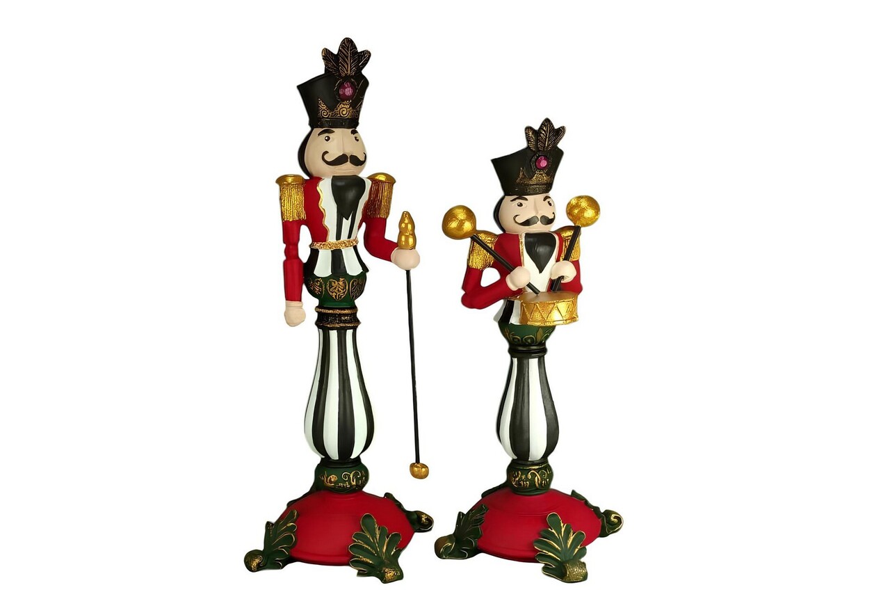 Set suporturi lumanari, CY0686, Poliester, Multicolor