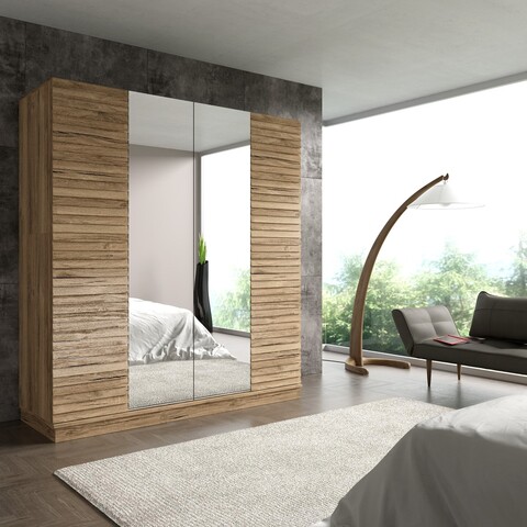 Dulap pentru haine, Cordelia, FRN-7019-1, Maro