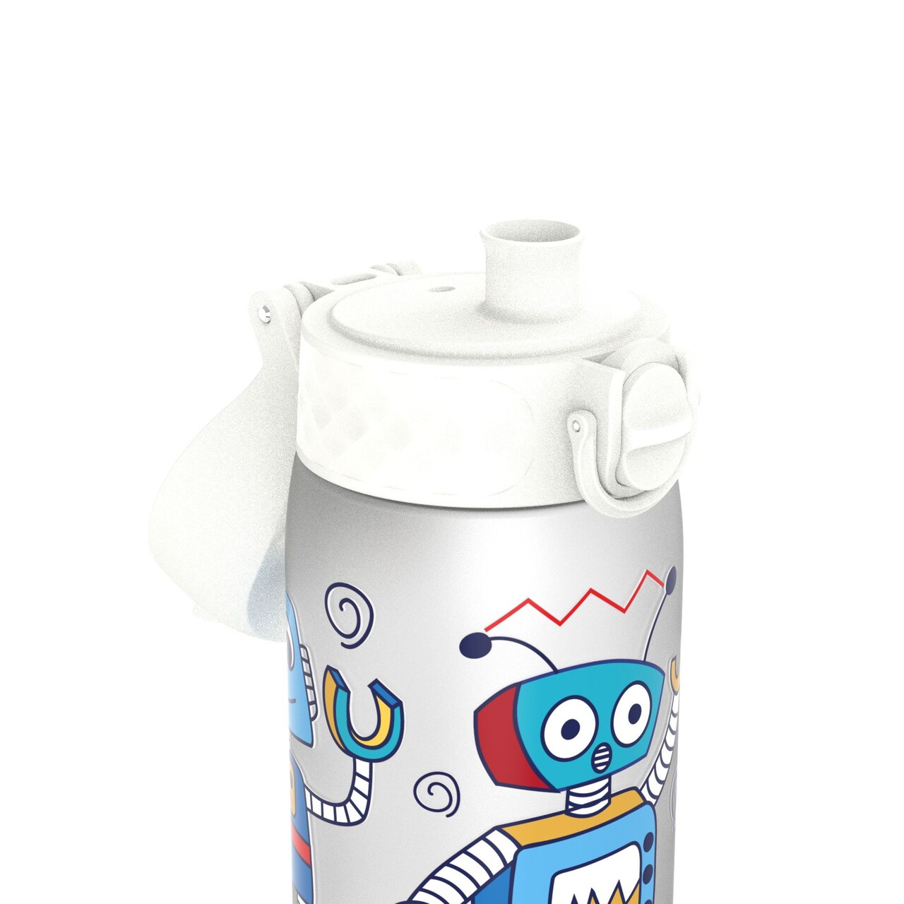 Sticla apa pentru copii Slim, recyclon, 500ml, Robots - Ion8 - imagine 2