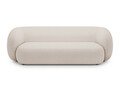 Canapea modulara 3 locuri, Kate, Micadoni, 213x99x76 cm, tesatura boucle, bej