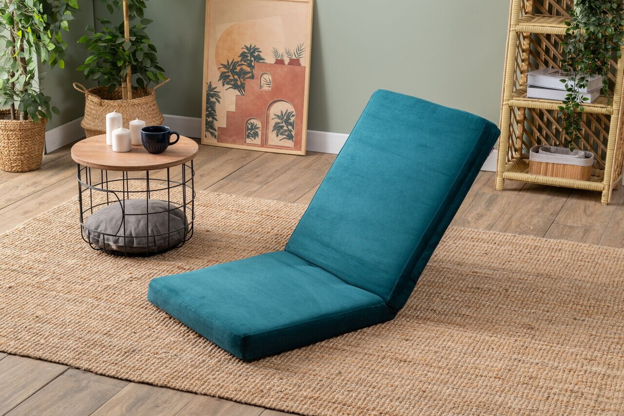 Fotoliu extensibil Atelier del Sofa 859FTN2369 Metal Verde petrol