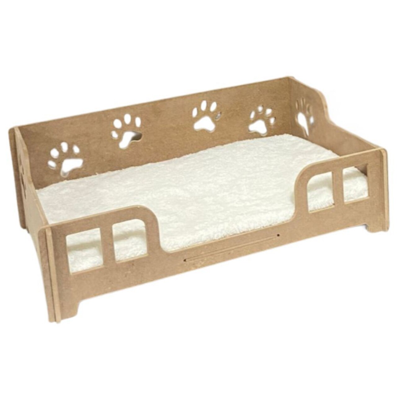 Pat pentru pisici, Paws &amp; Whiskers, Lyra, MDF, Stejar - view 2