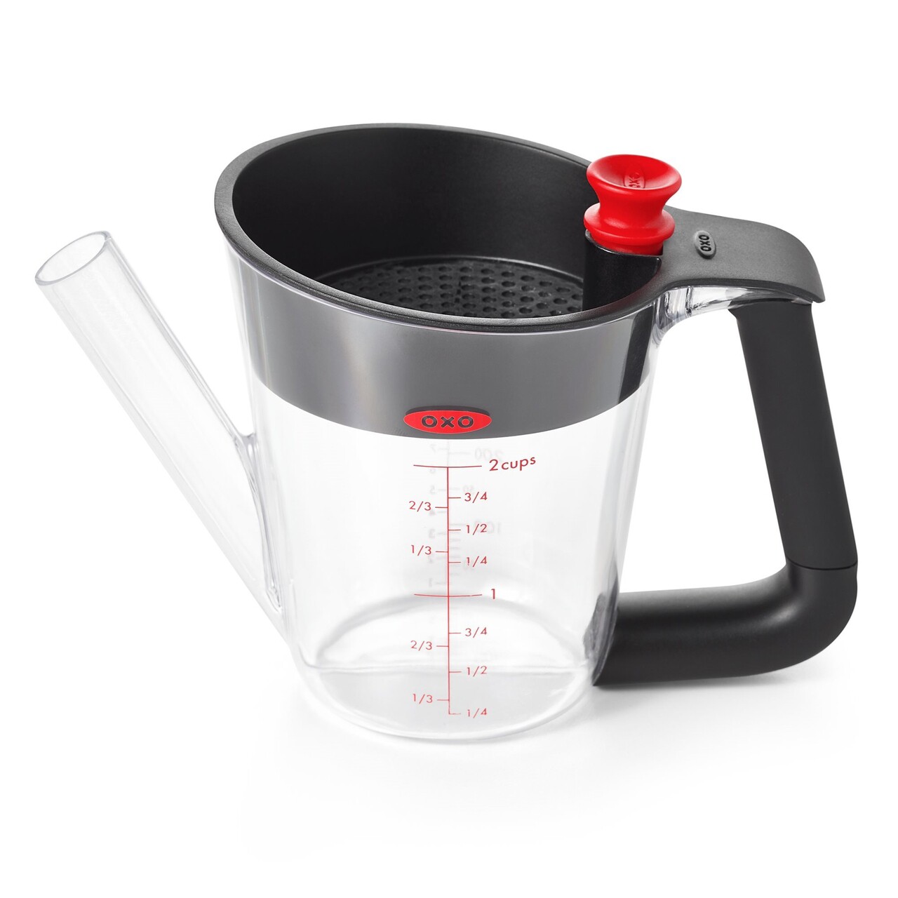 Cana separator grasime, plastic, 500ml, "Good Grips" - OXO - imagine 3