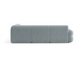 Coltar dreapta 5 locuri, Neo, Micadoni Home, 295x210x83 cm, tesatura Boucle, albastru deschis