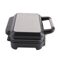 Aparat de facut vafe/gofre Fram, 1000W, plastic, negru/argintiu