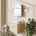 Dulap de baie, Neostill, Hope Cabinet, 12x45x50 cm, 100% CARTON DURO, Bej