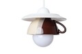 Pendul Afternoon tea, Deco Republic, E27, 1x60W, ceramica, crem/maro