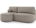Coltar extensibil stanga 3 locuri ELTAP, LT-18SO, Livosa, 220x144x93 cm, lemn/poliester, bej inchis