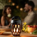 Boxa wireless si lampa LED cu efect de flacara Spekkle, InnovaGoods, Bluetooth, USB, Ø10 x 81 cm