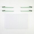 Masuta de cafea, Logg, Neda, 90x45x60 cm, Alb / Menta / Verde