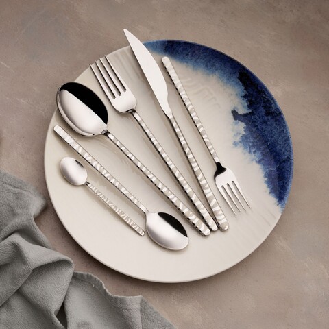 Set de tacâmuri (36 de piese), L'essentiel Maison, 645DRM1250, Lingură de masă: 21,4 cm (6 bucăți), Argintiu