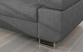 Coltar extensibil stanga 4 locuri ELTAP, Armd-60, Armando, 289x203x85 cm, lemn/poliester, gri