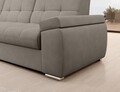 Coltar extensibil stanga 3 locuri ELTAP, LT-07PO, Sado, 272x192x95 cm, lemn/poliester, gri