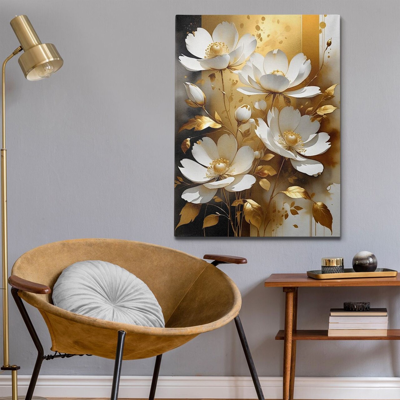 Tablou decorativ KNV10087 Cadru: 100% LEMN (grosime: 3 cm) Multicolor