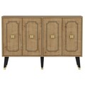 Consola, Odessa, Roland, 120x80x30 cm, PAL, Stejar safir / Aur