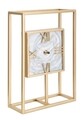 Ceas de masa Pearl Gold, Mauro Ferretti, 20x30 cm, fier, auriu
