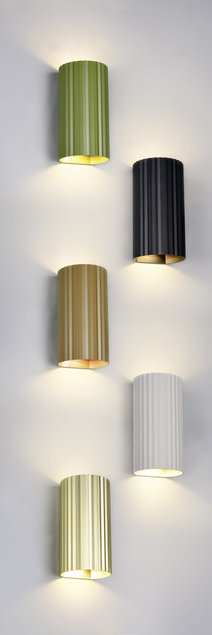 Aplica de perete Soka, TRIO, 9.5x8.5x18 cm, 10W, 2x GU10, metal, maro