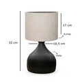 Lampa de masa, Insignio, 780SGN2534, Metal, Crem