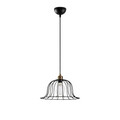 Lustra, Fulgor, 942FLG1180, Metal, Negru/Maro antic