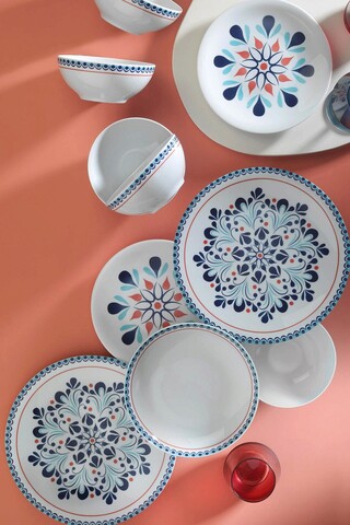 Serviciu de masa 24 piese zg24y260012190, kutahya porselen, portelan, multicolor
