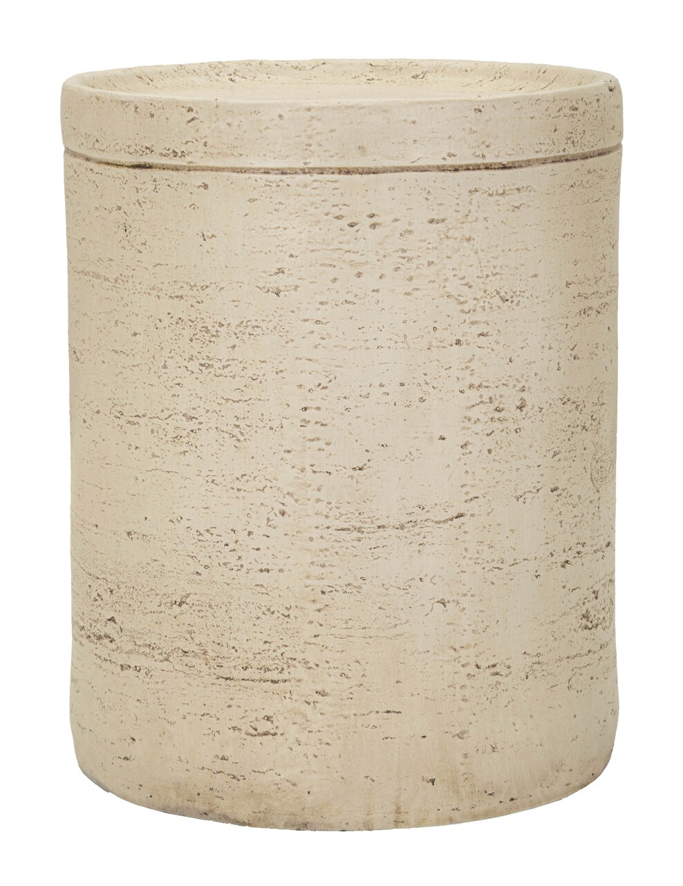 Masuta de cafea, Mauro Ferretti, Antic, 35x43 cm, utilizare interior / exterior,  oxid de magneziu, crem - imagine 6