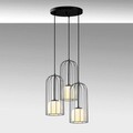 Lustra, Tatum, 584TTM1410, Metal, Negru
