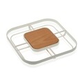 Suport pentru vase fierbinti Versa Edvin, 18 x 18 x 2.2 cm, otel