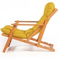 Set masa si scaune de gradina, Meya Dekor, My007, Lemn de fag, Galben / Natural