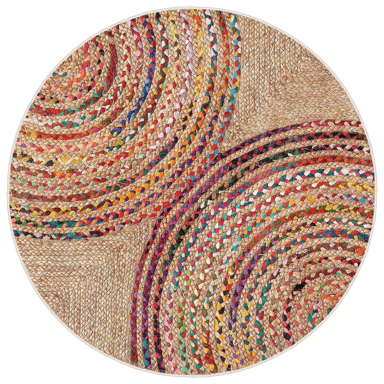 Covor, Woopamuk480, 100x100 cm, Bumbac/Poliester, Multicolor - view 4