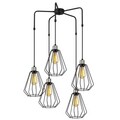 Lustra, Opviq, 892OPV1495, Metal, Negru