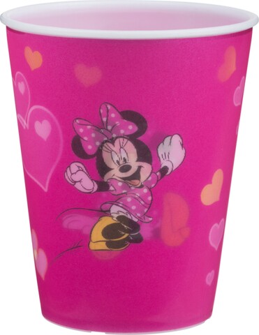 Pahar 3d minnie, disney, 350 ml, plastic