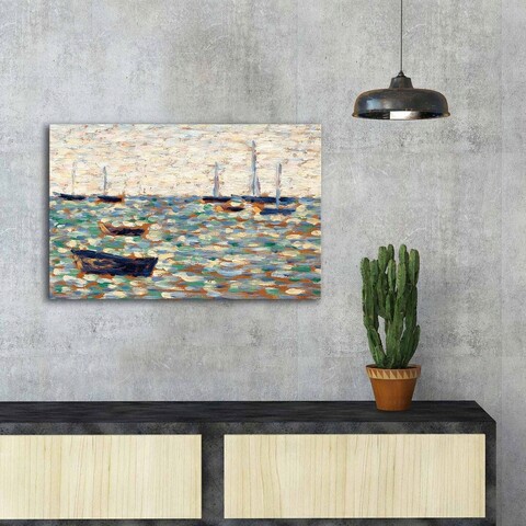 Tablou decorativ, famousart-015, canvas, dimensiune: 45 x 70 cm, multicolor