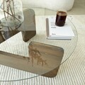 Masuta de cafea, Neostill, Mia, Nuc / Transparent