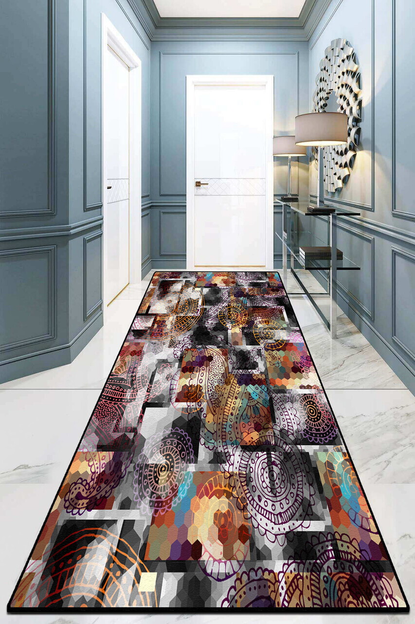 Covor, Mezclado Djt, 80x200 cm, Multicolor