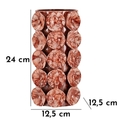 Vaza decorativa Drop, Mauro Ferretti, 12.5x12.5x24 cm, fier, galben
