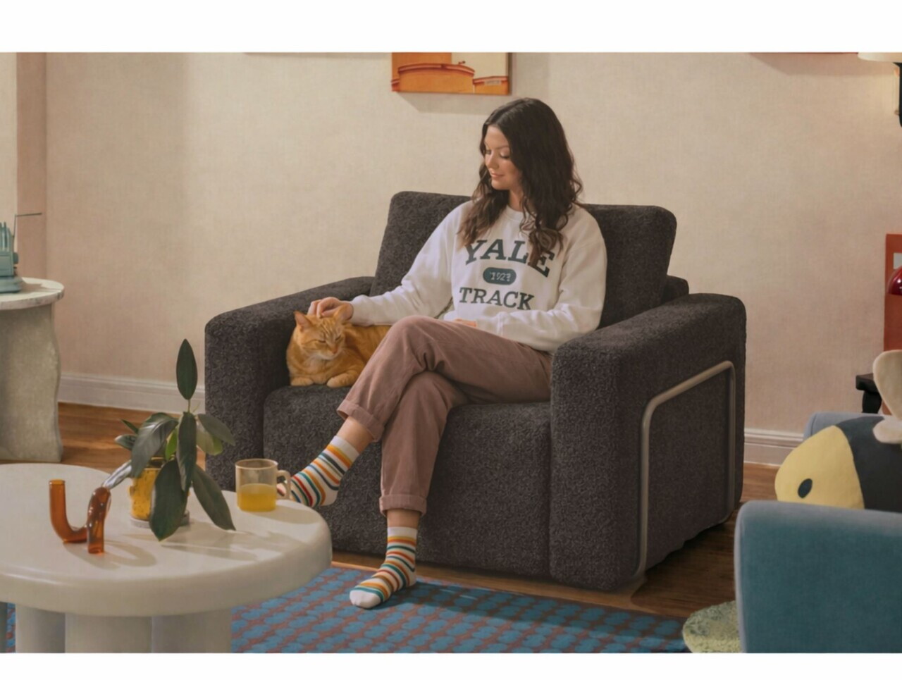 Fotoliu extensibil, Atelier del Sofa, 118FVL1101, Tesatura Boucle, Antracit - view 6