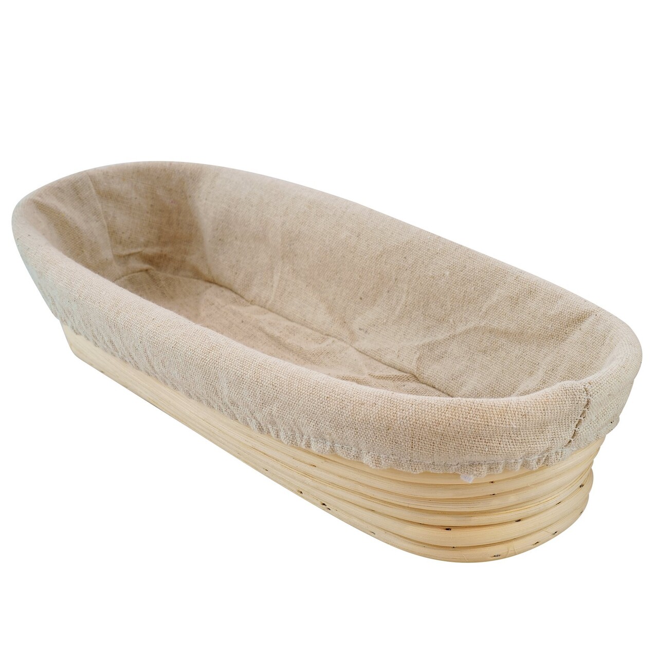 Cos oval pentru dospire aluat, ratan, 35 x 14 cm - Zokura - view 2