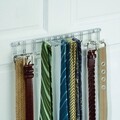 Cuier de perete pentru curele si cravate Classico, iDesign, 38x7.5x5.8 cm, otel