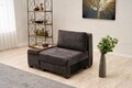 Fotoliu extensibil, Atelier del Sofa, 613LFS1168, Antracit