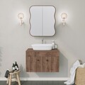 Dulap de baie, Neostill, Day Dream, 12x45x50 cm, 100% CARTON DURO, Maro