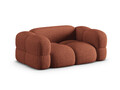 Canapea 2 locuri, Loretto, Cosmopolitan Design, 180x100x68 cm, tesatura structurata, corai