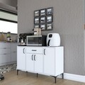 Dulap multifunctional, Rani, JE136, Alb