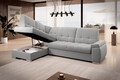 Coltar extensibil stanga 3 locuri ELTAP, LT-04SO, Sado, 272x192x95 cm, lemn/poliester, gri deschis