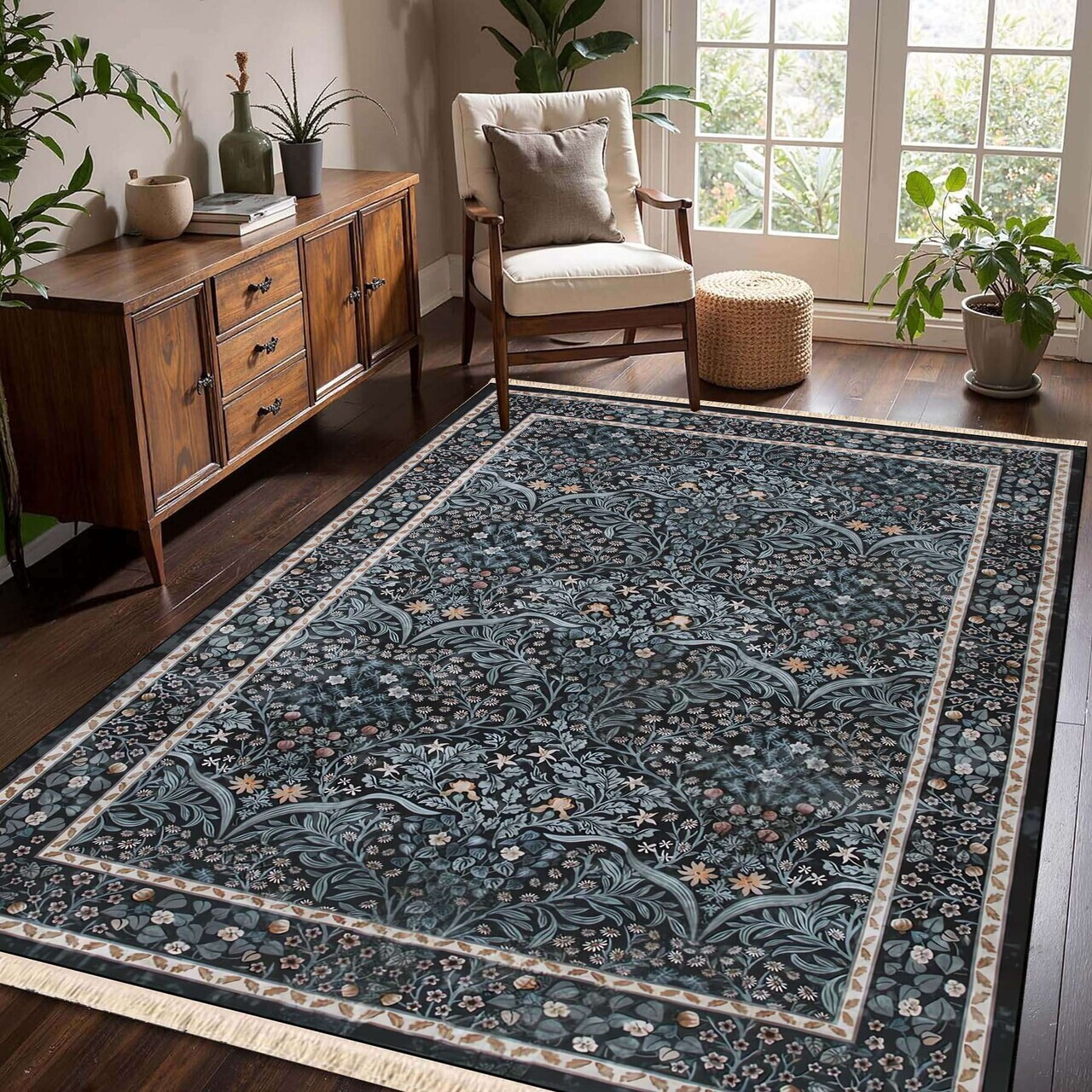 Covor, 325, 120x180 cm, Bumbac, Multicolor — imaginea 3