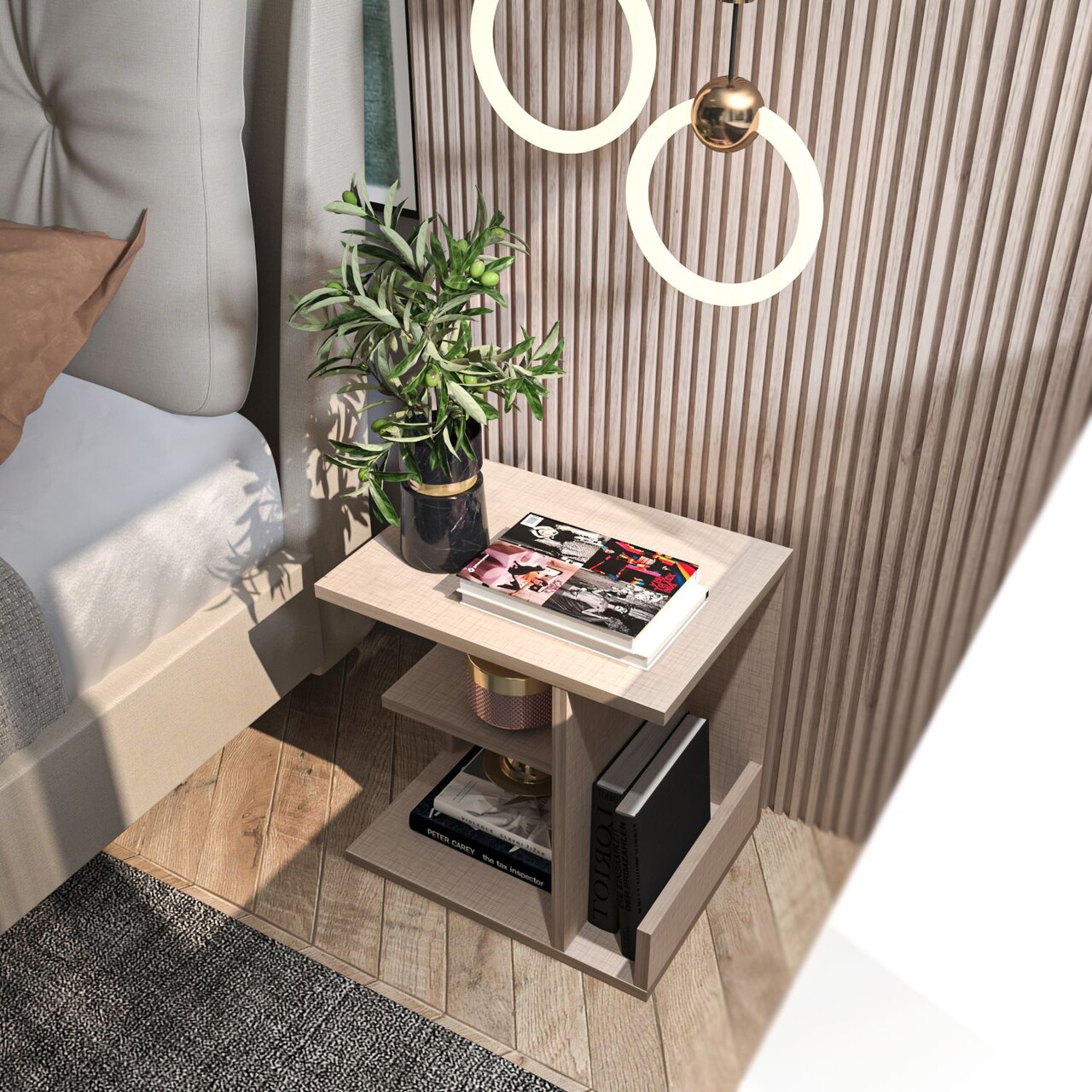 Noptiera, Zena Home, Karamira, Bej - 2 | YEO